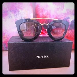 PRADA PR09QS Cat Eye Sunglasses